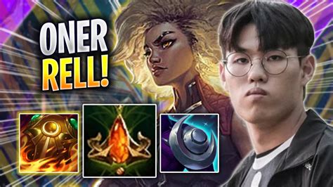 Oner Tries New Rell Build T Oner Plays Rell Jungle Vs Nidalee