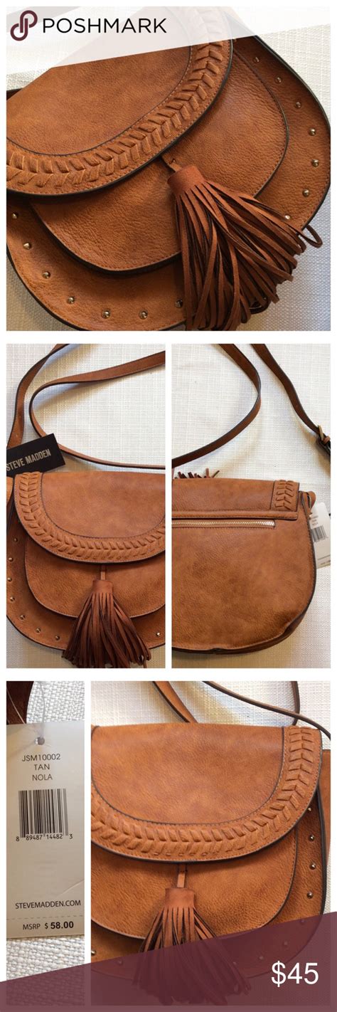 Steve Madden Nola Tan Faux Tan Steve Madden Bags Tan Leather