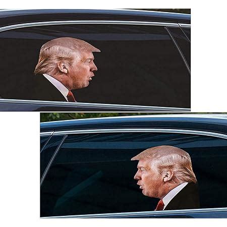 Amazon WONDERVY 2PCS Trump Stickers Car Window Sticker Car Decal