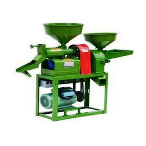 Semi Automatic Mini Rice Mill Combined Hp Capacity Kg Per Hour