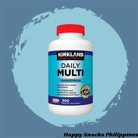 Kirkland Signature Daily Multi Vitamins And Mineral 500 Tablets Shopee Philippines