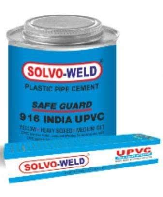 SOLVO WELD U PVC Pipe Bonding Adhesive U PVC Solvent Cement 100ML Tin