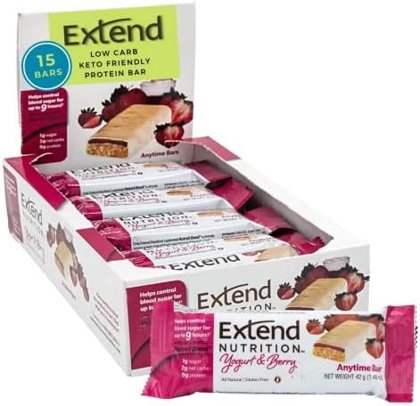 Extend Nutrition Protein Bars for Diabetics, Low Carb Snack, Diabetes ...