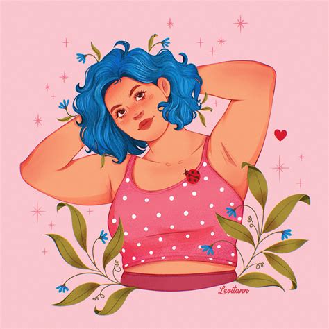 Blue hair girl 🌙 character illustration on Behance