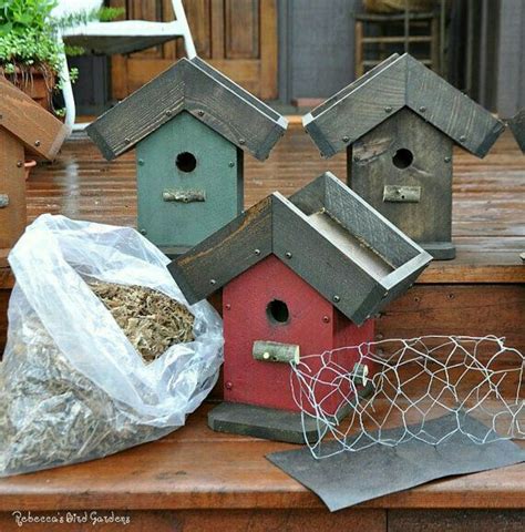 Pin De Tania Maria Guitton Cohen En Artesanato Casas Para Pajaros