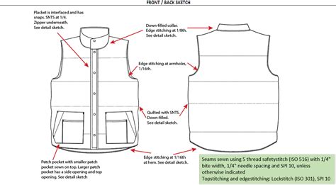 Mens Crew Vest Tech Pack Behance