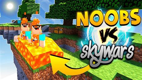 Sky Wars Pelea De Noobs Minecraft Youtube