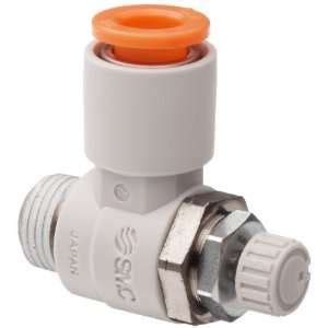 Smc As F M Air Flow Control Valve With Push To Connect Fitting