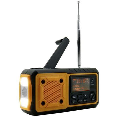 soundmaster DAB112OR Radio dextérieur DAB FM radio durgence