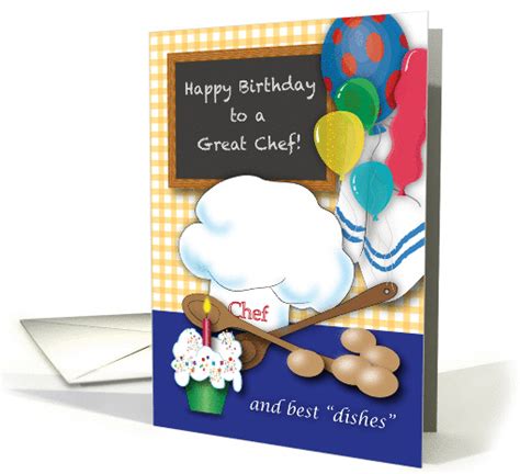 Happy Birthday to Chef card (1337876)