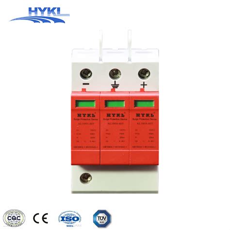 2p 3p 20ka 40ka 600V 1000V PV DC Solar Lightning SPD Surge Protector