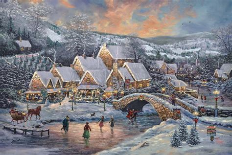 Christmas at Lamplight Village – Thomas Kinkade Studios