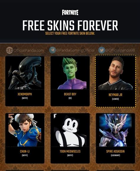 Free Fortnite Skin Code Generator Artofit