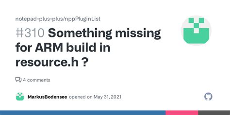 Something Missing For Arm Build In Resourceh · Issue 310 · Notepad