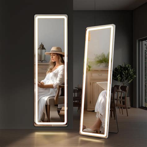 Amazon Zibbizo Mirror Full Length With LED Lights 16 X60 Body