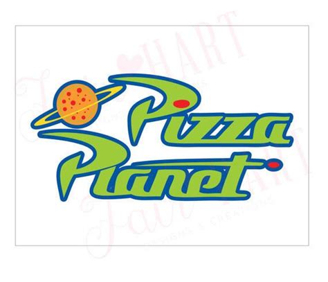 Free Toy Story Printable Planet Pizza Logo