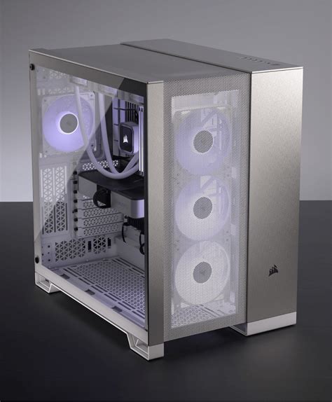 6500x Mid Tower Dual Chamber Pc Case White