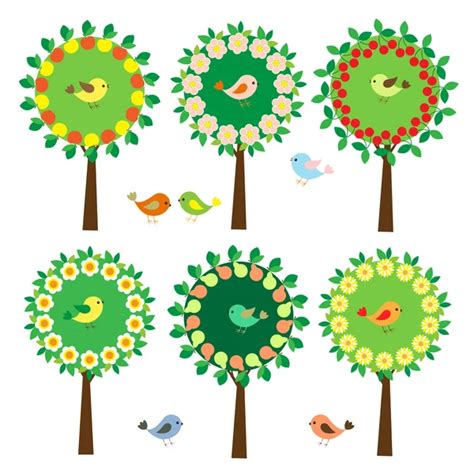 Drzewo grusza rysunek Vector Art Stock Images | Depositphotos