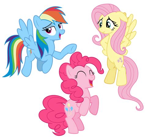 Mlp Fluttershy And Rainbow Dash Cute