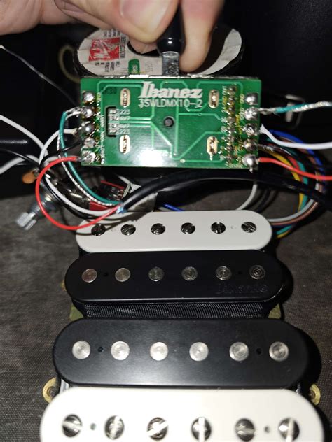 Wiring Guide For Ibanez Dyna Mix10 And Dimarzio Humbuckers Slugs Inside Screws Outside R Ibanez