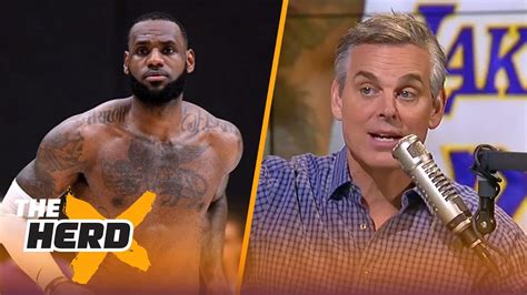 Colin Cowherd Has A Message To The La Media About Lebron James Nba The Herd Youtube