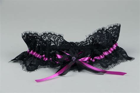 Buy Black Lace Garter For Bride 383379881 Handmade Goods At Madeheart Com