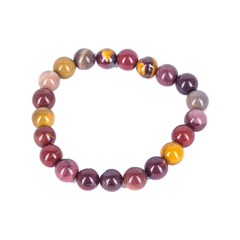 Mookaite Bead Bracelet Elemental Crystals