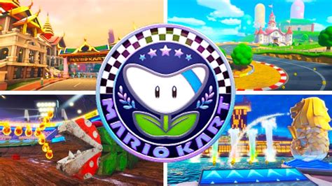 Mario Kart Deluxe Boomerang Cup Walkthrough Dlc Wave Youtube