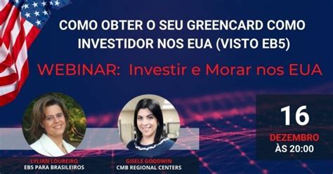 Convite Thamara Bastos Webinar Cmb Investir E Morar Nos Eua Com O