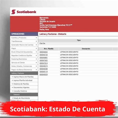 Scotiabank Estado De Cuenta Cuales Son Los Requisitos