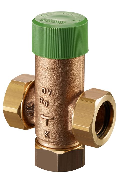 Brawa Mix Thermostatic Service Water Mixing Valve With External Thread