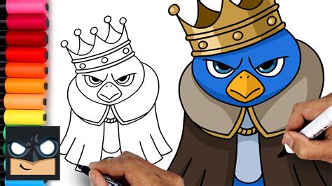 Super Mario How To Draw Penguin King Youtube