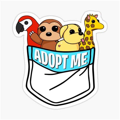Parrot Adopt Me Stickers Redbubble