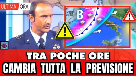 METEO ITALIA SVOLTA TRA POCHE ORE CAMBIERA TUTTA LA PREVISIONE