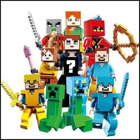 конструктор Minecraft / фигурки Майнкрафт 24 штук / сборные минифигурки ...
