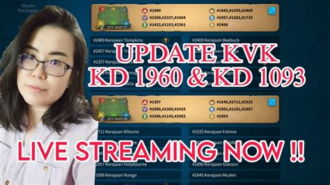 Live Streaming Update Kvk Kd Vs Kd Vs Kd