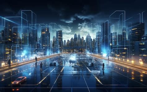 Premium Ai Image Artificial Intelligence Looking At Smart City Ai