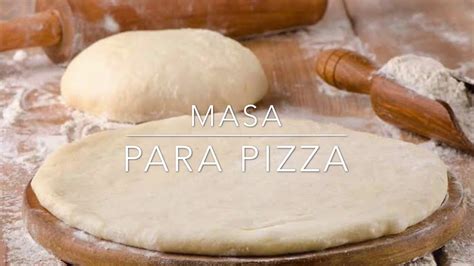 Masa Para Pizza Italiana Youtube