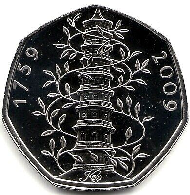 2019 Brilliant Uncirculated British Genuine Kew Gardens 50p Coin BU EBay