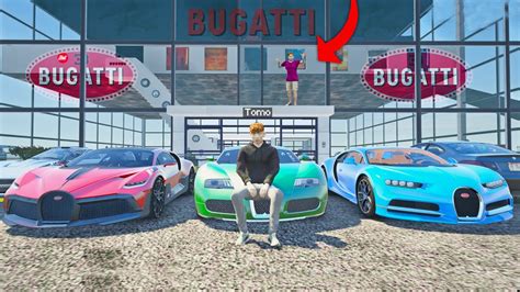 Stealing EVERY BUGATTI From DEALERSHIP In GTA 5 Roleplay YouTube