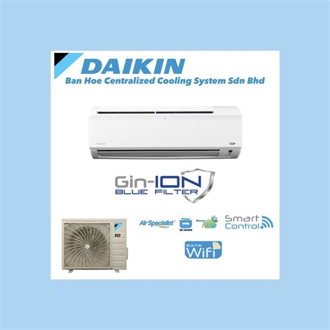 Wifi Daikin R32 Wall Mounted Non Inverter 1 0 2 5hp With Smart