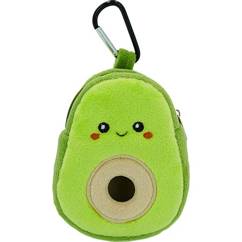 HUGSMART Plush Avocado Poop Bag Dispenser - Bodega Pets Foods and Supply