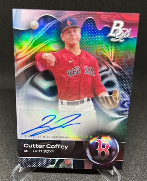 Bowman Platinum Top Prospects Autographs Top Cutter Coffey