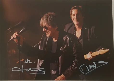 PHOTO OFFICIELLE DÉDICACÉE Autographe Thomas Dutronc Jacques Manuscrit