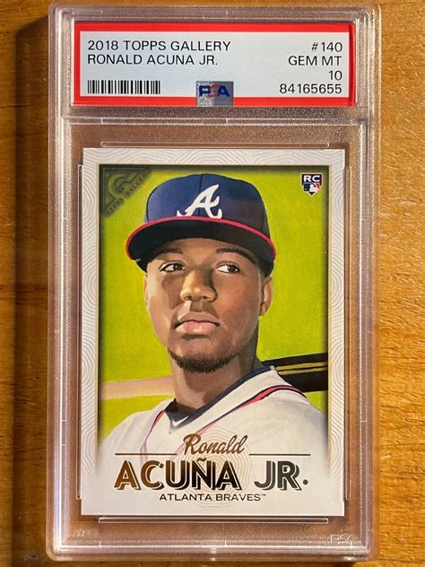 Sales Onlineshop Ronald Acuna Psa Rookie Card Topps Living