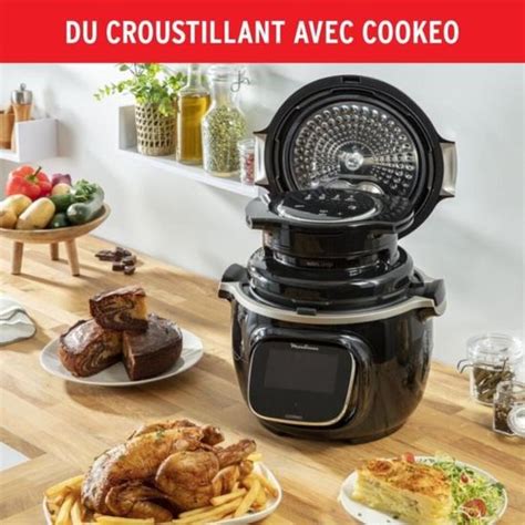 Moulinex Cookeo Extra Crisp Couvercle Air Fryer Compatible Avec