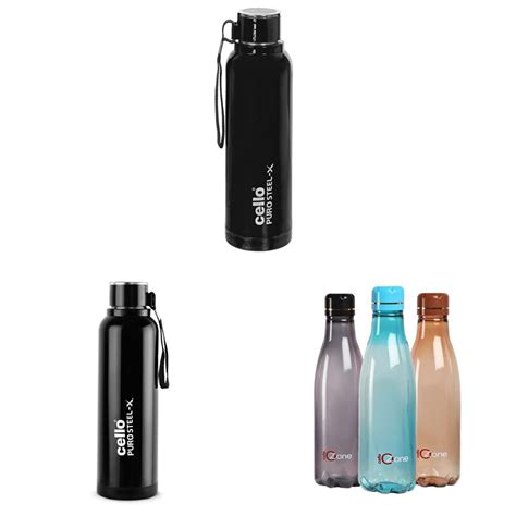 Cello Puro Steel X Benz Insulated Bottle With Inner 900ml Cello Puro