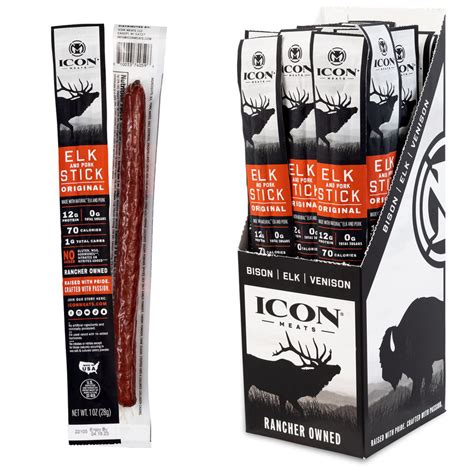 Delicious Elk Sticks Icon Meats