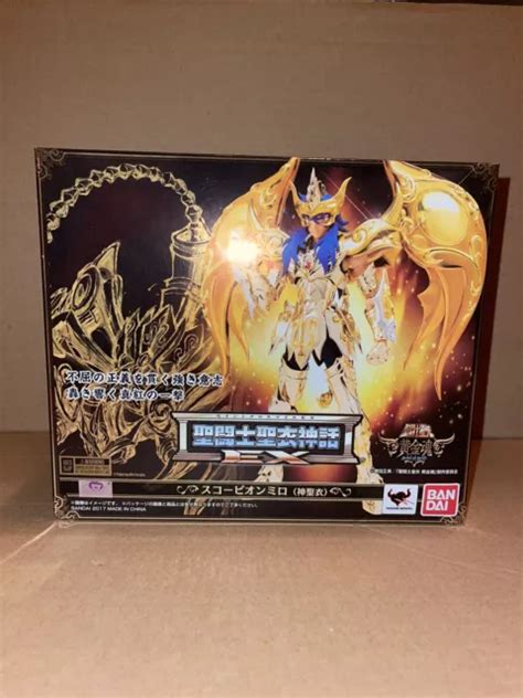 Saint Seiya Cloth Myth Ex Scorpio Milo God Cloth Bandai Soul Of Gold