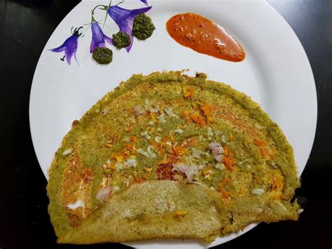 Pesarattu Dosa Moong Dal Dosa Green Dosa Recipe Step Into The